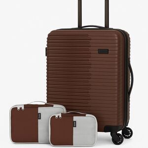 Kensie Hillsboro Expandable Rolling 1Pc Burnished Lilac Luggage carry-on new